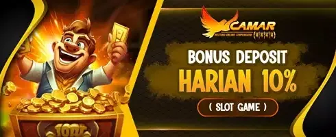 Deposit Harian 10% promotion banner